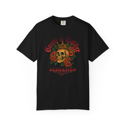Skull & Roses T-Shirt | Edgy Graphic Tee for Concerts, Festivals, Everyday Wear, Gifts for Him/Her, Halloween Apparel