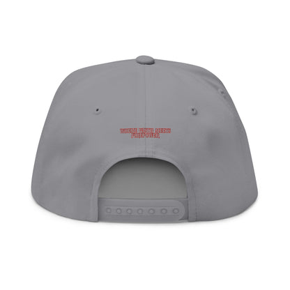 Embroidered Flat Bill Cap - Cross & Caliber Design