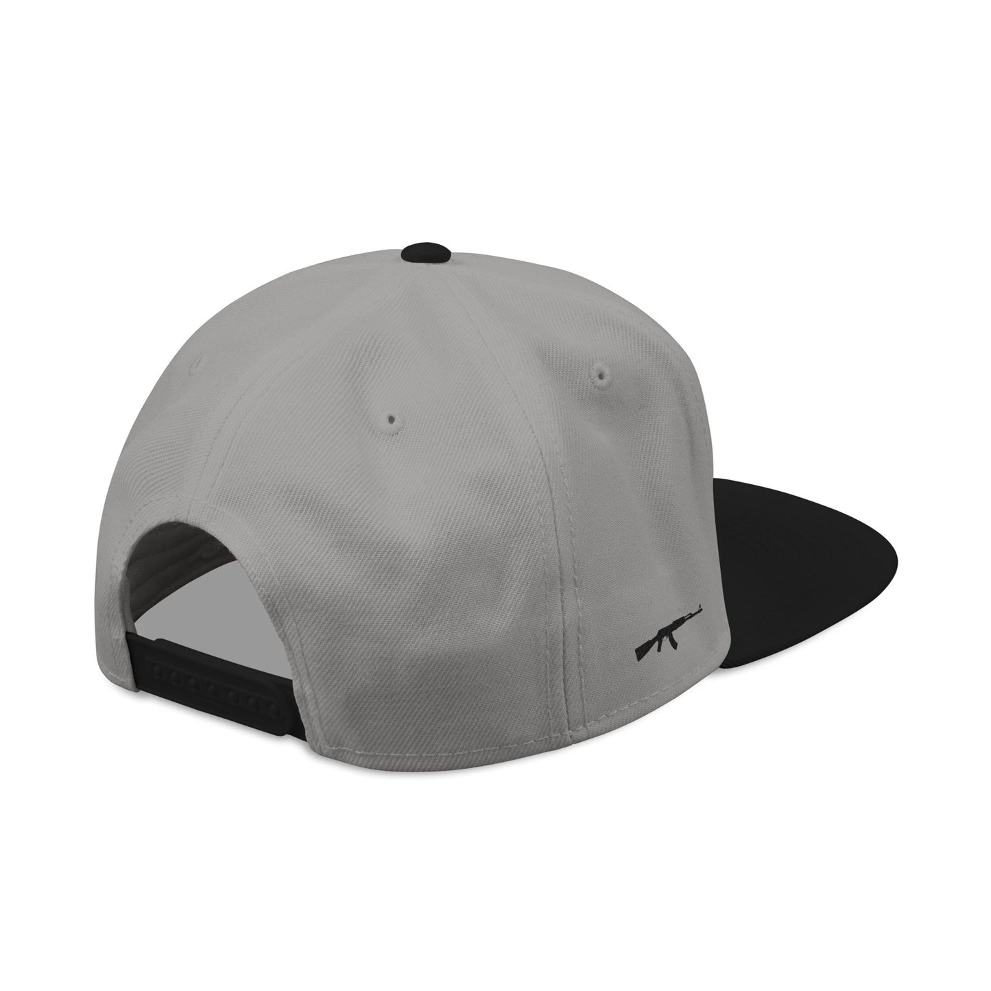 Embroidered Snapback Hat - Cross & Caliber Tattoo Edition