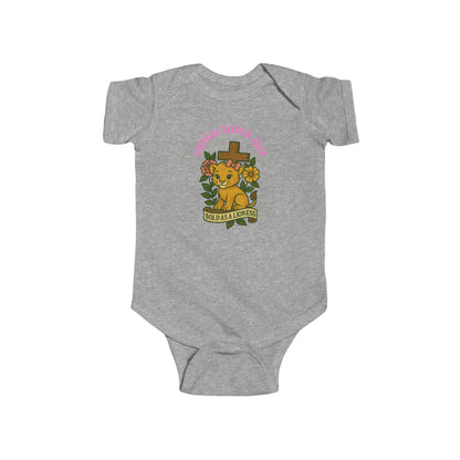 Bold as a Lioness Infant Bodysuit - Cute Animal Baby Outfit