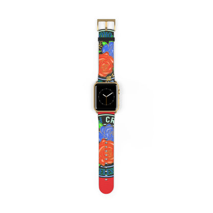 Colorful Floral Watch Band - Stylish Accessory for Everyday Wear