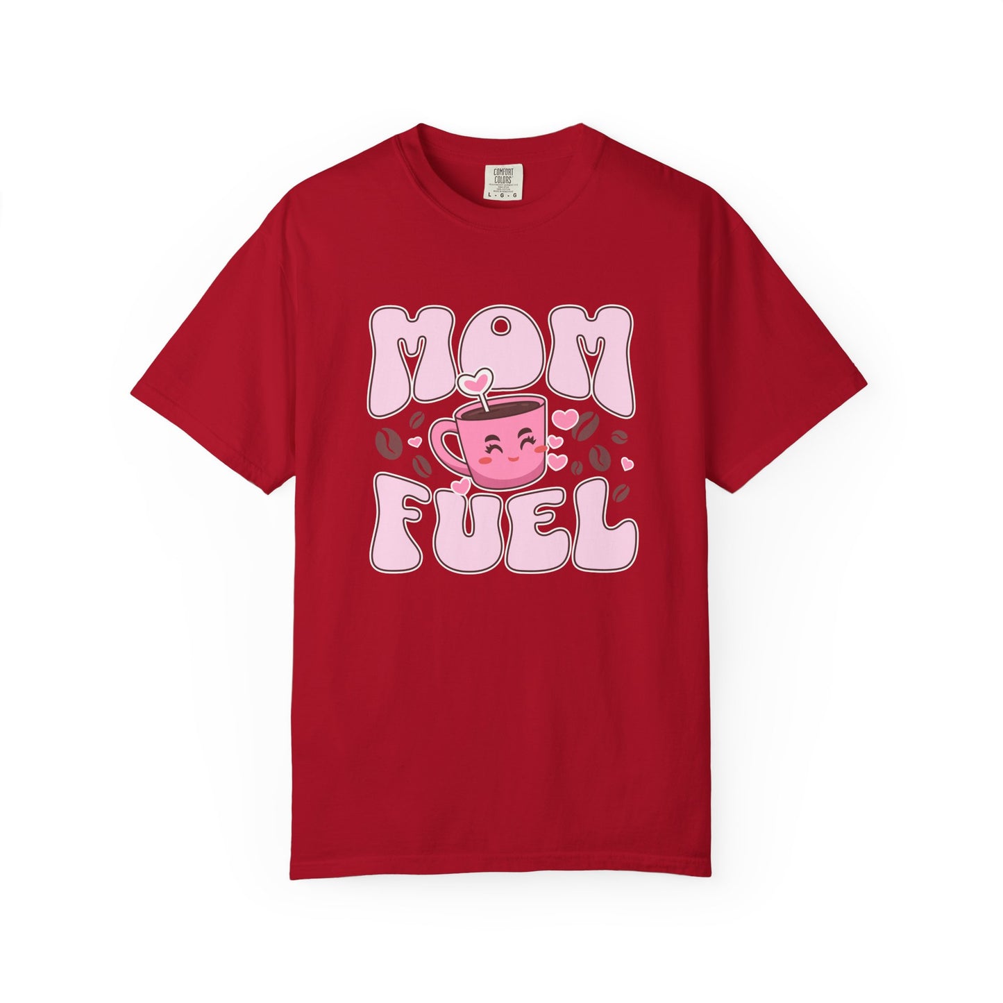 Mom Fuel Coffee T-Shirt, Funny Mom T-Shirt, Gift for Mothers, Moms Day Apparel, Mother's Day Gift, Cute Coffee Shirt