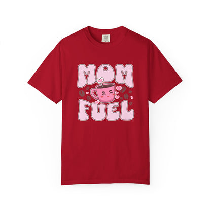Mom Fuel Coffee T-Shirt, Funny Mom T-Shirt, Gift for Mothers, Moms Day Apparel, Mother's Day Gift, Cute Coffee Shirt