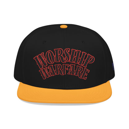 Worship Warfare Snapback Cap - Embroidered Hat for Faith & Style