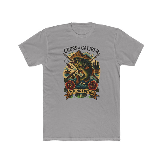 Fishing Edition Graphic Tee, Outdoor Shirt for Fishermen, Gift for Fishing Lovers, Casual Wear for Anglers, Cool Fishing Apparel