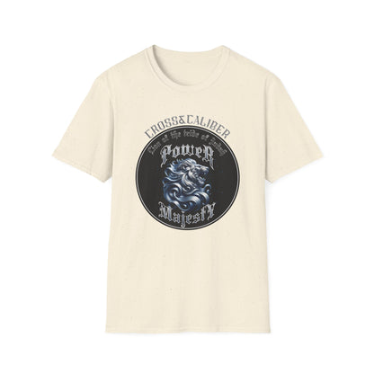 Majestic Power Unisex Softstyle T-Shirt, Casual Tee, Gift for Him, Unique Apparel, Everyday Wear, Cool Graphic Shirt, Stylish Top