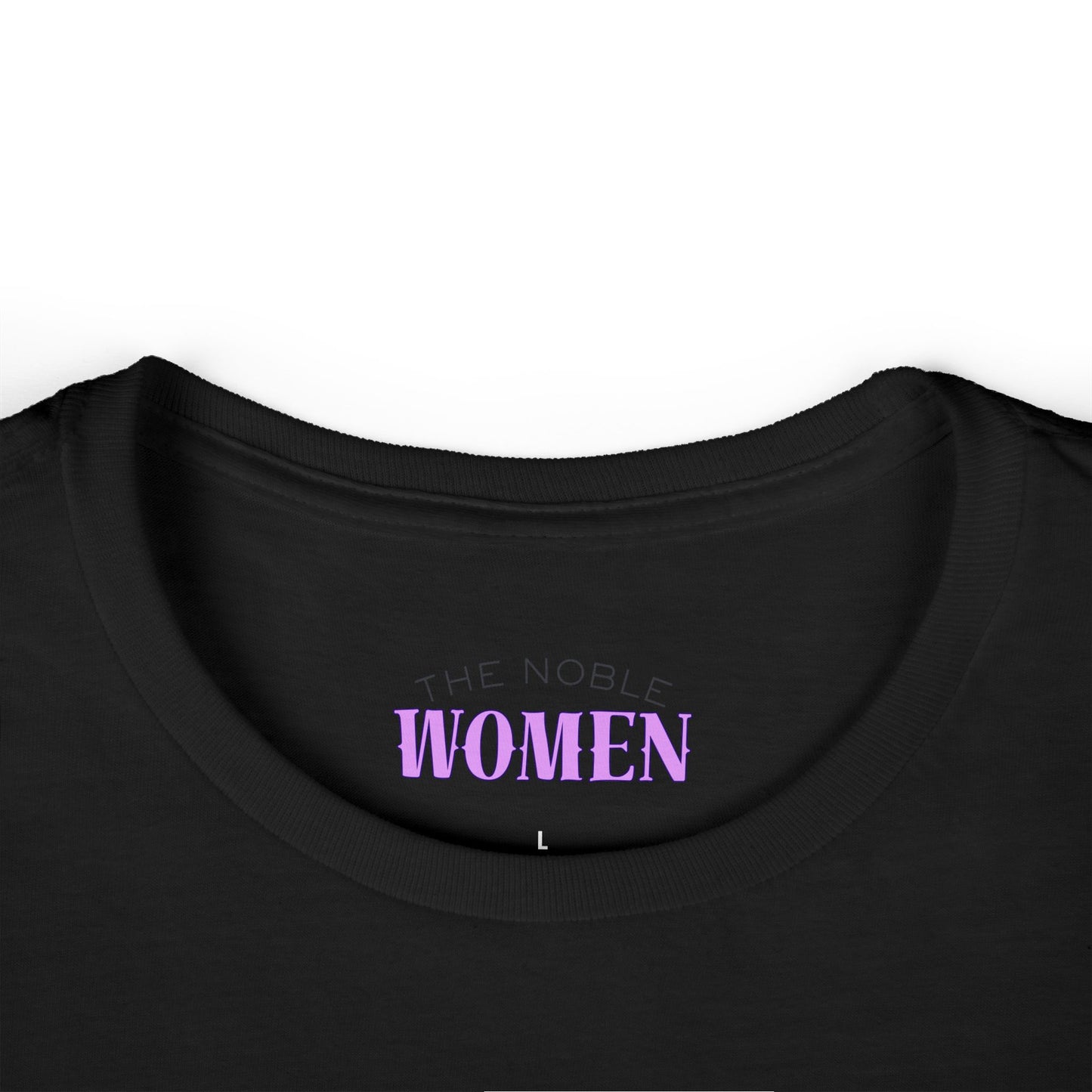Vintage-Inspired Women&#39;s Softstyle Tee with Front Patch and Back Design
