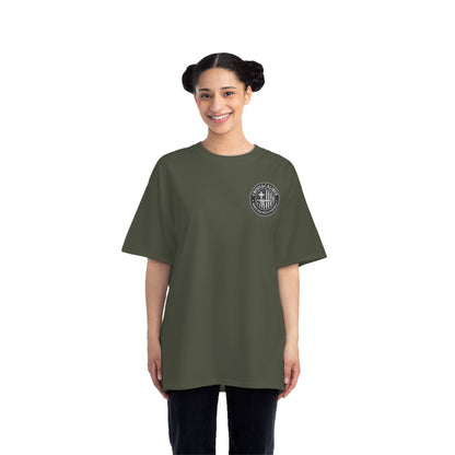 Cross & Caliber Shield Graphic T-Shirt for Casual Style