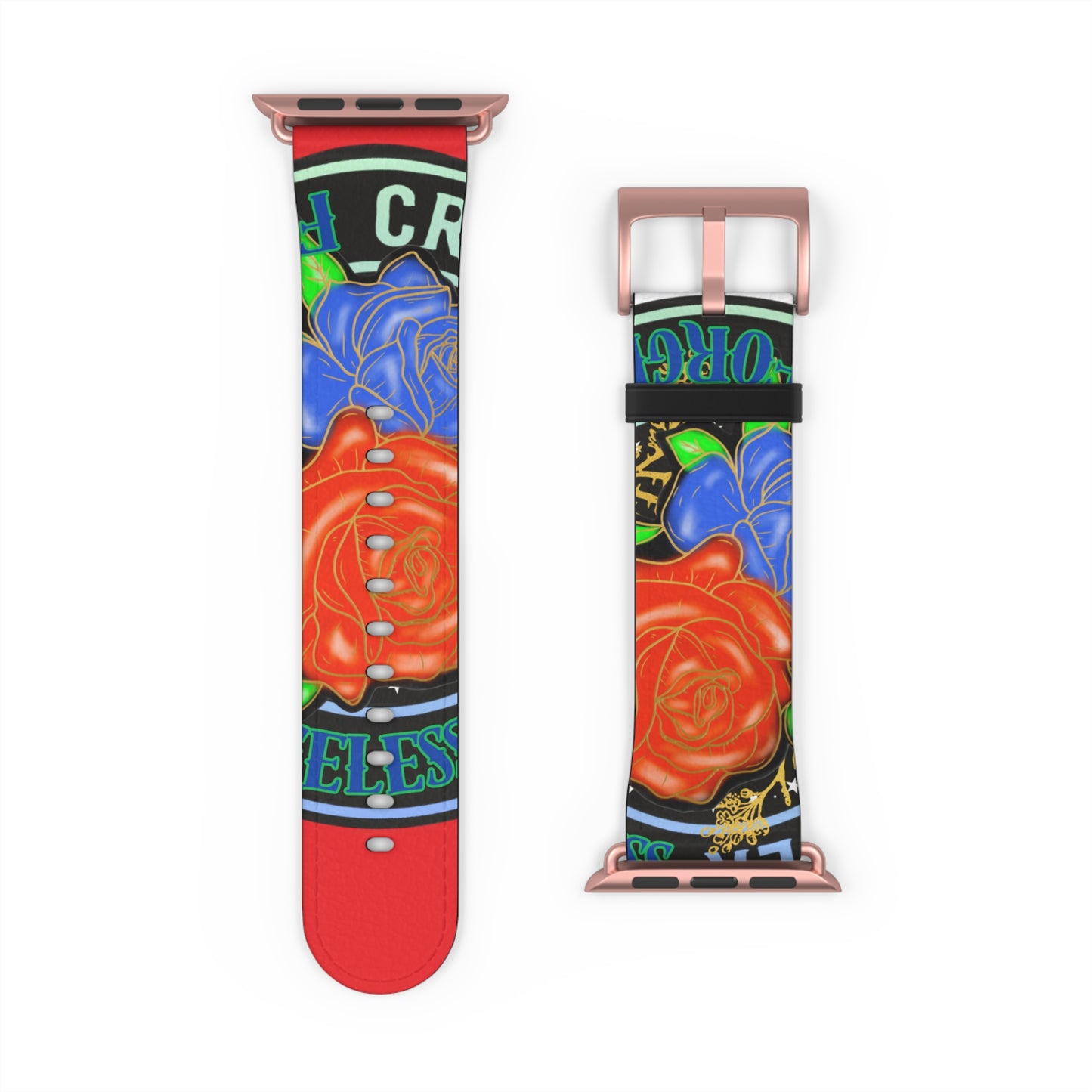 Colorful Floral Watch Band - Stylish Accessory for Everyday Wear