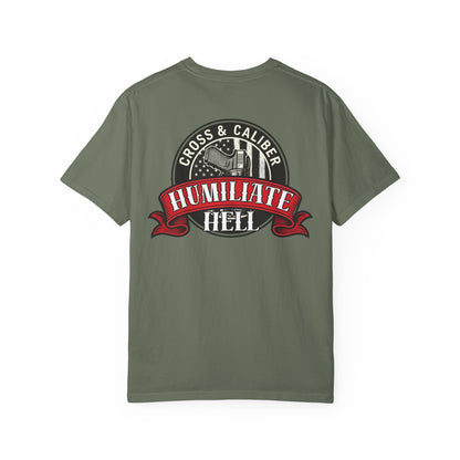 Unisex Graphic T-Shirt | Cross & Caliber | Humiliate Hell | Casual Wear, Gift for Gun Enthusiasts, Everyday Style, Statement Tee, [...]