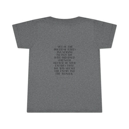 Bold Eagle & Roses Toddler T-Shirt - Faith-Inspired Design
