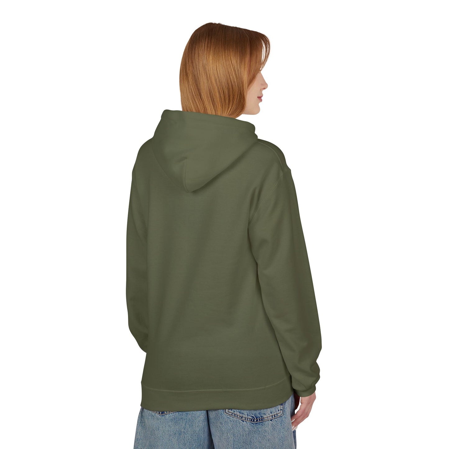 Worship V Graphic Hoodie - Orange Script Church Apparel