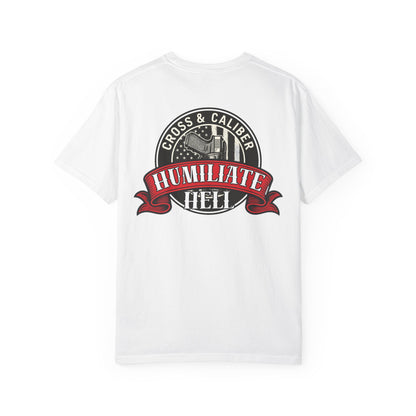 Unisex Graphic T-Shirt | Cross & Caliber | Humiliate Hell | Casual Wear, Gift for Gun Enthusiasts, Everyday Style, Statement Tee, [...]