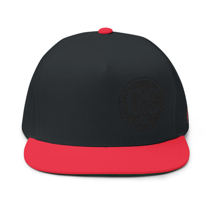 Stylish Embroidered Flat Bill Cap - Perfect for Casual Outings and Special Occasions