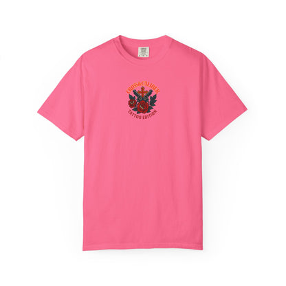 Cross & Caliber Tattoo Edition Unisex Garment-Dyed T-Shirt