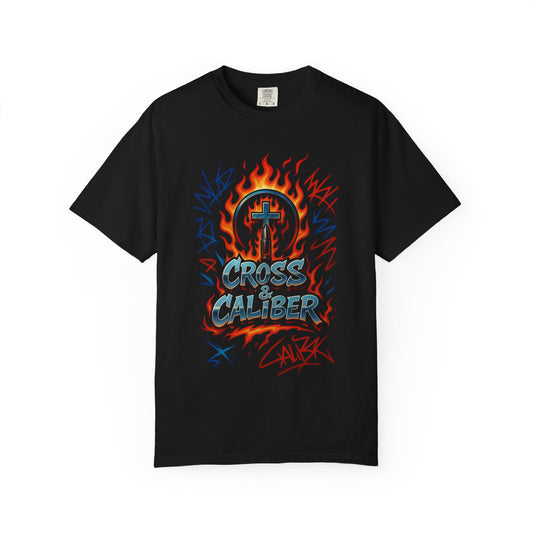 Cross & Caliber Unisex T-Shirt - Trendy Graphic Tee, Streetwear, Music Festival, Gift for Him/Her, Everyday Wear