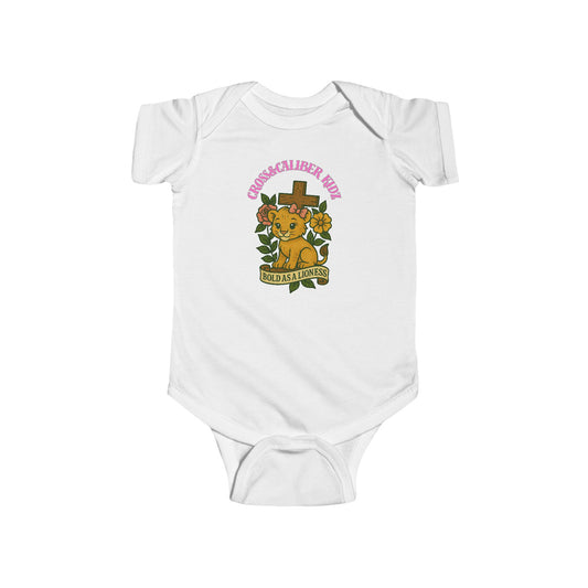 Bold as a Lioness Infant Bodysuit - Cute Animal Baby Outfit