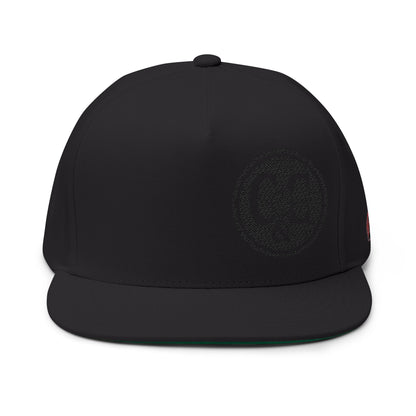 Stylish Embroidered Flat Bill Cap - Perfect for Casual Outings and Special Occasions