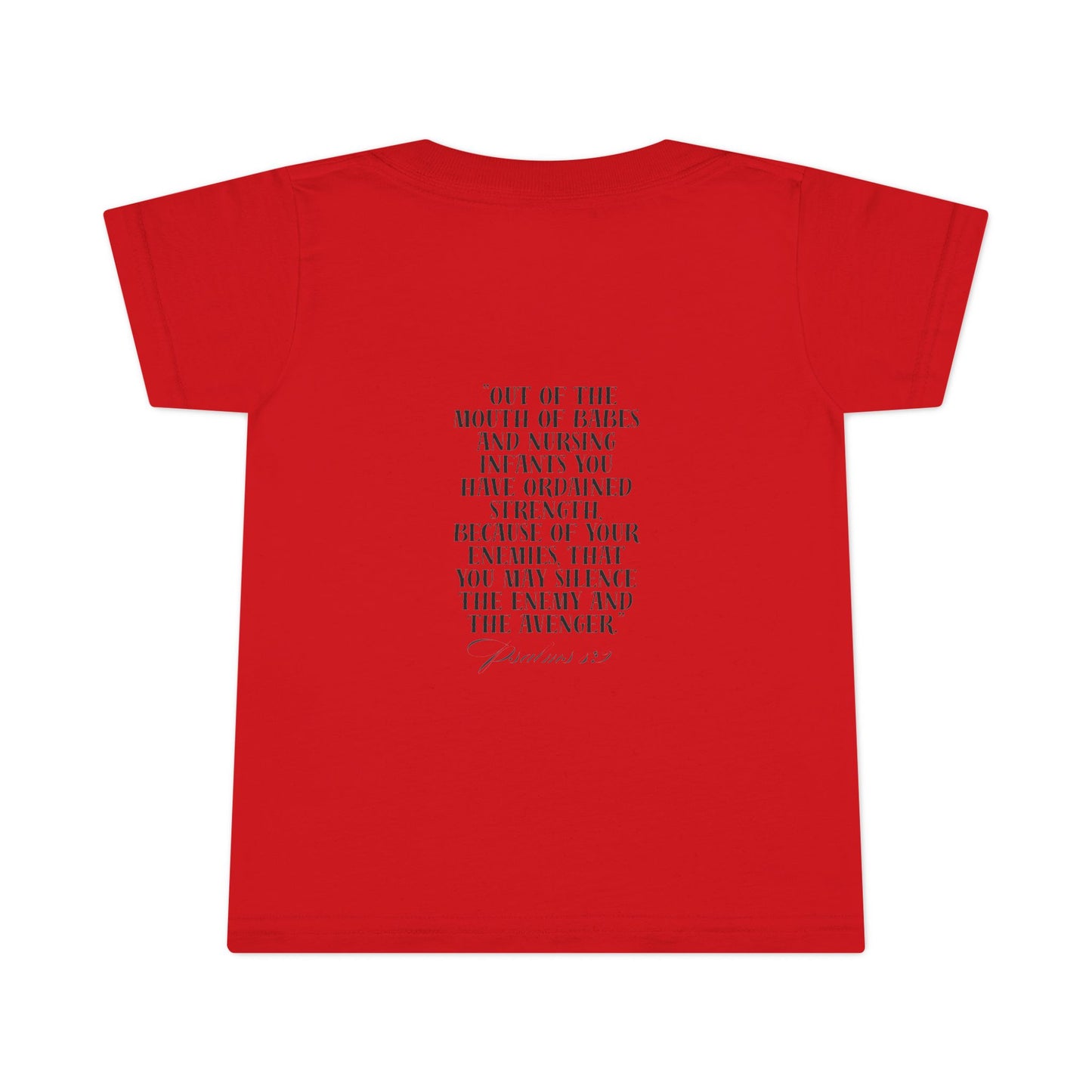 Bold Eagle & Roses Toddler T-Shirt - Faith-Inspired Design