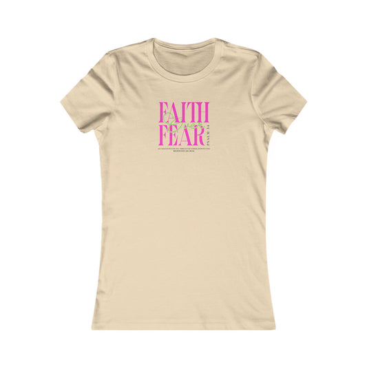 Faith Over Fear Women's Tee, Inspirational T-Shirt, Motivational Casual Top, Gift for Her, Everyday Wear, Positive Affirmation Apparel