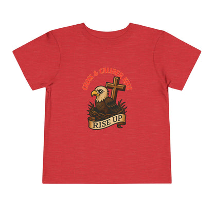 Kids' Eagle 'Rise Up' Short Sleeve Tee - Inspirational Toddler Shirt