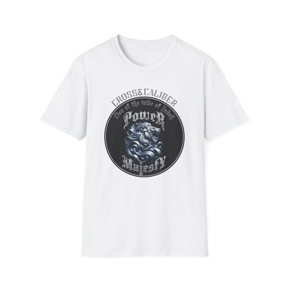 Majestic Power Unisex Softstyle T-Shirt, Casual Tee, Gift for Him, Unique Apparel, Everyday Wear, Cool Graphic Shirt, Stylish Top