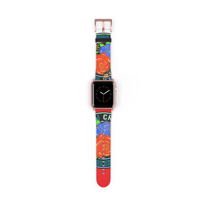 Colorful Floral Watch Band - Stylish Accessory for Everyday Wear