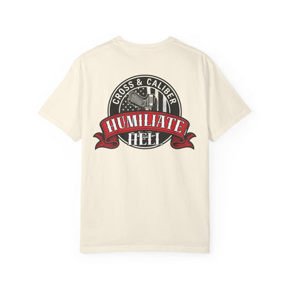 Unisex Graphic T-Shirt | Cross & Caliber | Humiliate Hell | Casual Wear, Gift for Gun Enthusiasts, Everyday Style, Statement Tee, [...]