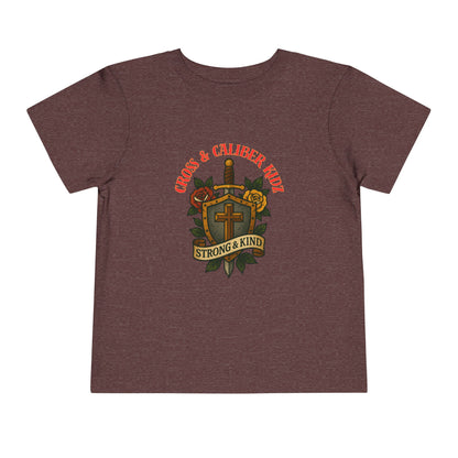 Cross & Caliber Kidz Toddler Tee - Strong & Kind Design