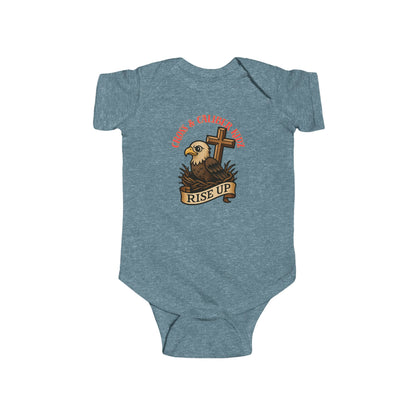 Rise Up Baby Bodysuit, Cute Infant Outfit, Baby Shower Gift, Trendy Baby Clothing, Family Celebration Apparel, Unique Newborn Gift