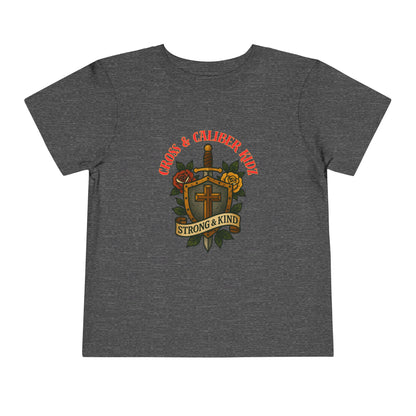 Cross & Caliber Kidz Toddler Tee - Strong & Kind Design