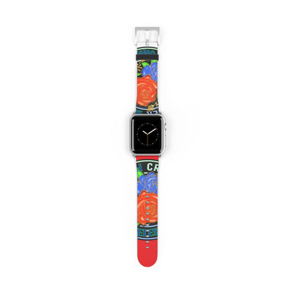 Colorful Floral Watch Band - Stylish Accessory for Everyday Wear