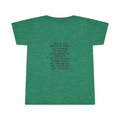 Bold Eagle & Roses Toddler T-Shirt - Faith-Inspired Design