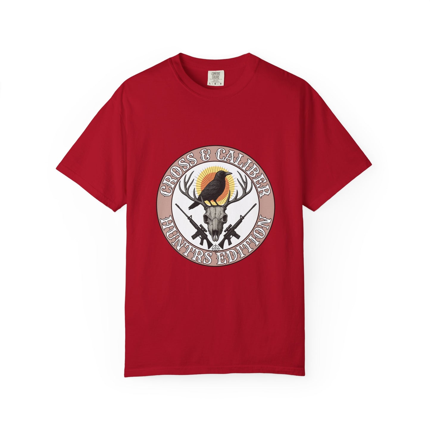 Hunter's Edition T-Shirt with Cross & Caliber Design, Perfect for Outdoor Enthusiasts, Gift for Hunters, Casual Wear, Unisex Apparel, [...]