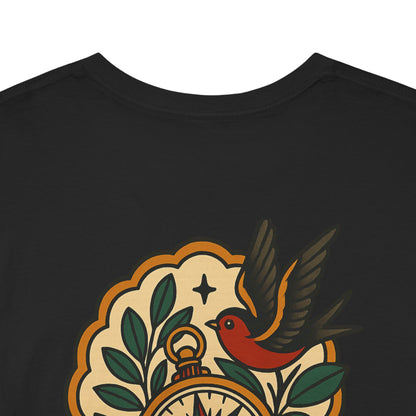 Vintage Floral Graphic Unisex Heavy Cotton Tee - Perfect for Casual Style and Summer Festivals