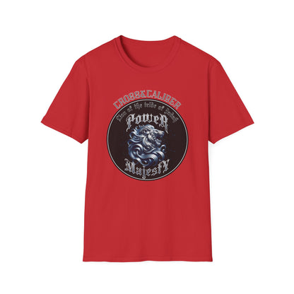 Majestic Power Unisex Softstyle T-Shirt, Casual Tee, Gift for Him, Unique Apparel, Everyday Wear, Cool Graphic Shirt, Stylish Top