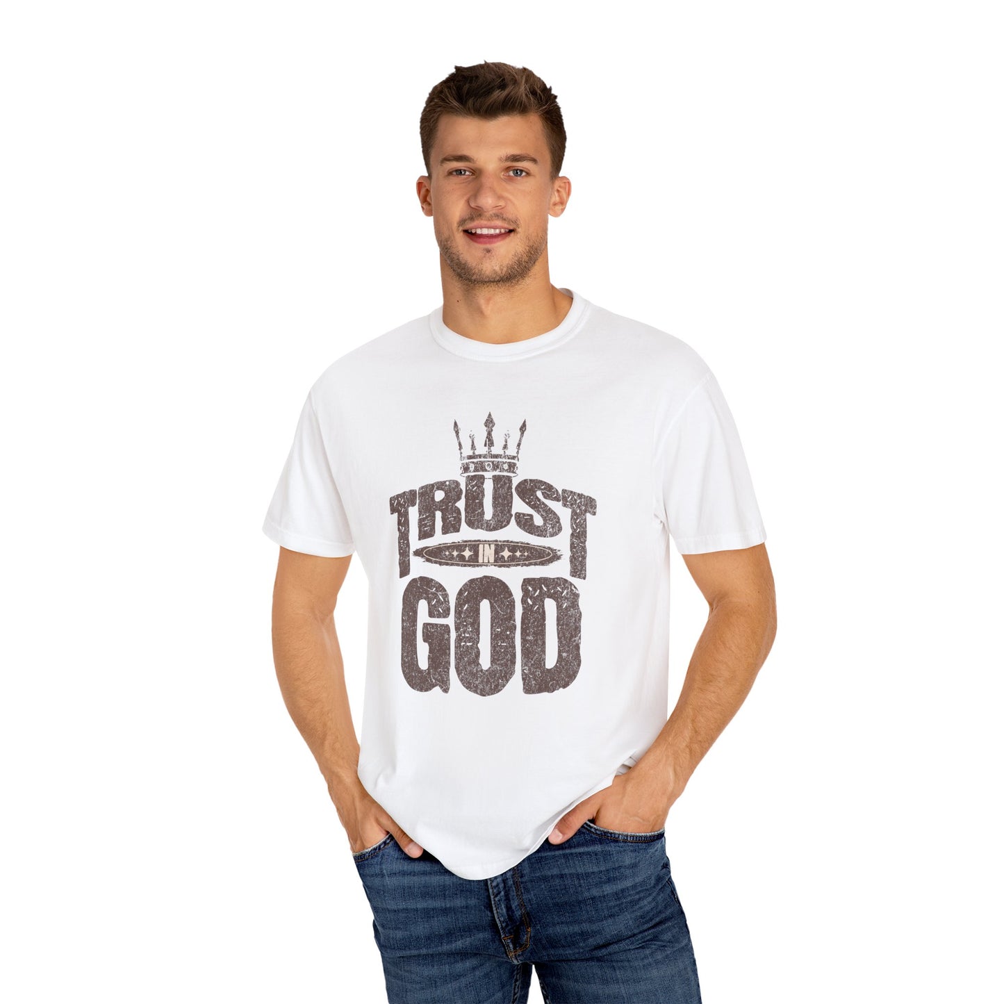 Trust in God Unisex T-Shirt, Inspirational Tee for Faith, Spiritual Gifts, Casual Wear, Christian Apparel, Motivational Shirts