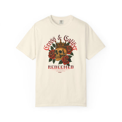 Skull & Roses T-Shirt | Edgy Graphic Tee for Concerts, Festivals, Everyday Wear, Gifts for Him/Her, Halloween Apparel