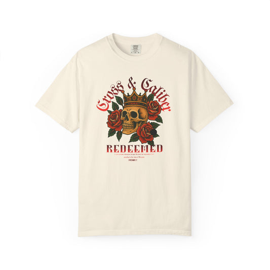 Skull & Roses T-Shirt | Edgy Graphic Tee for Concerts, Festivals, Everyday Wear, Gifts for Him/Her, Halloween Apparel