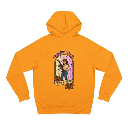 Unisex Supply Hoodie - Inspirational Proverbs 31:24 Design