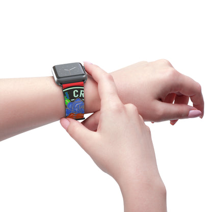Colorful Floral Watch Band - Stylish Accessory for Everyday Wear