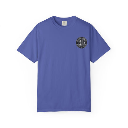 Faith-Focused Unisex Garment-Dyed T-shirt - Cross & Caliber Design