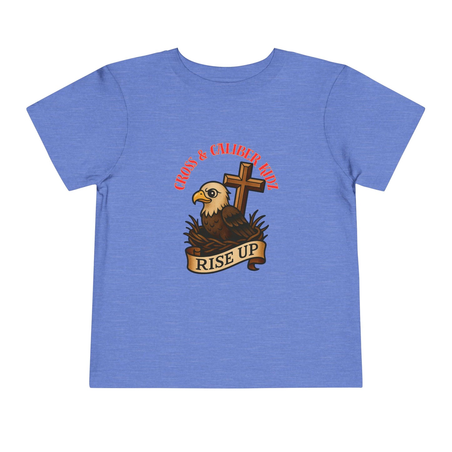 Kids' Eagle 'Rise Up' Short Sleeve Tee - Inspirational Toddler Shirt
