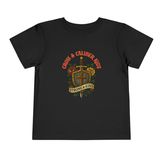Cross & Caliber Kidz Toddler Tee - Strong & Kind Design