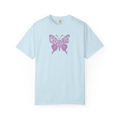 Courage Butterfly T-Shirt, Inspirational Tee, Unisex Graphic Shirt, Motivation Gift, Empowerment Apparel, Butterfly Design