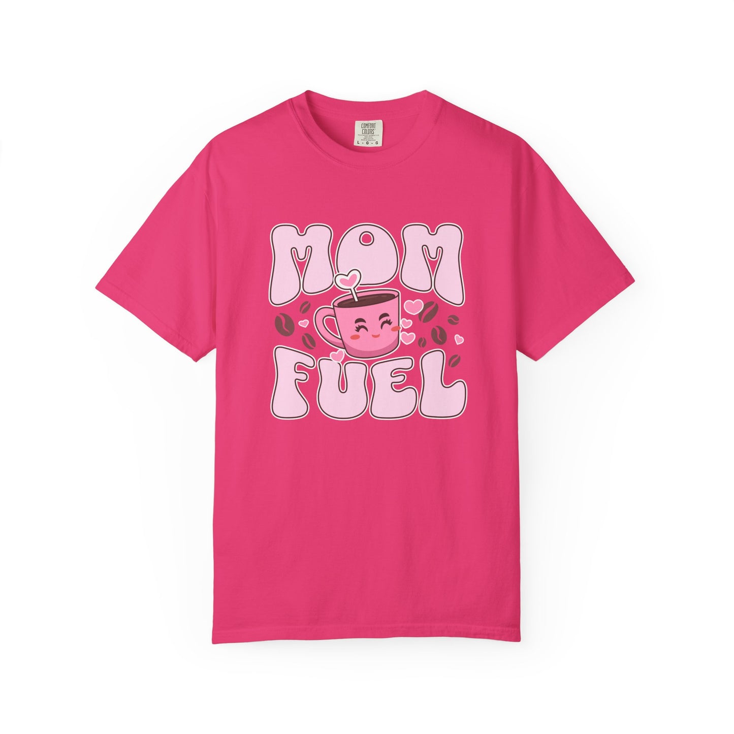 Mom Fuel Coffee T-Shirt, Funny Mom T-Shirt, Gift for Mothers, Moms Day Apparel, Mother's Day Gift, Cute Coffee Shirt