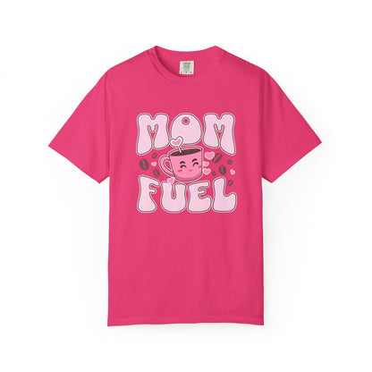 Mom Fuel Coffee T-Shirt, Funny Mom T-Shirt, Gift for Mothers, Moms Day Apparel, Mother's Day Gift, Cute Coffee Shirt