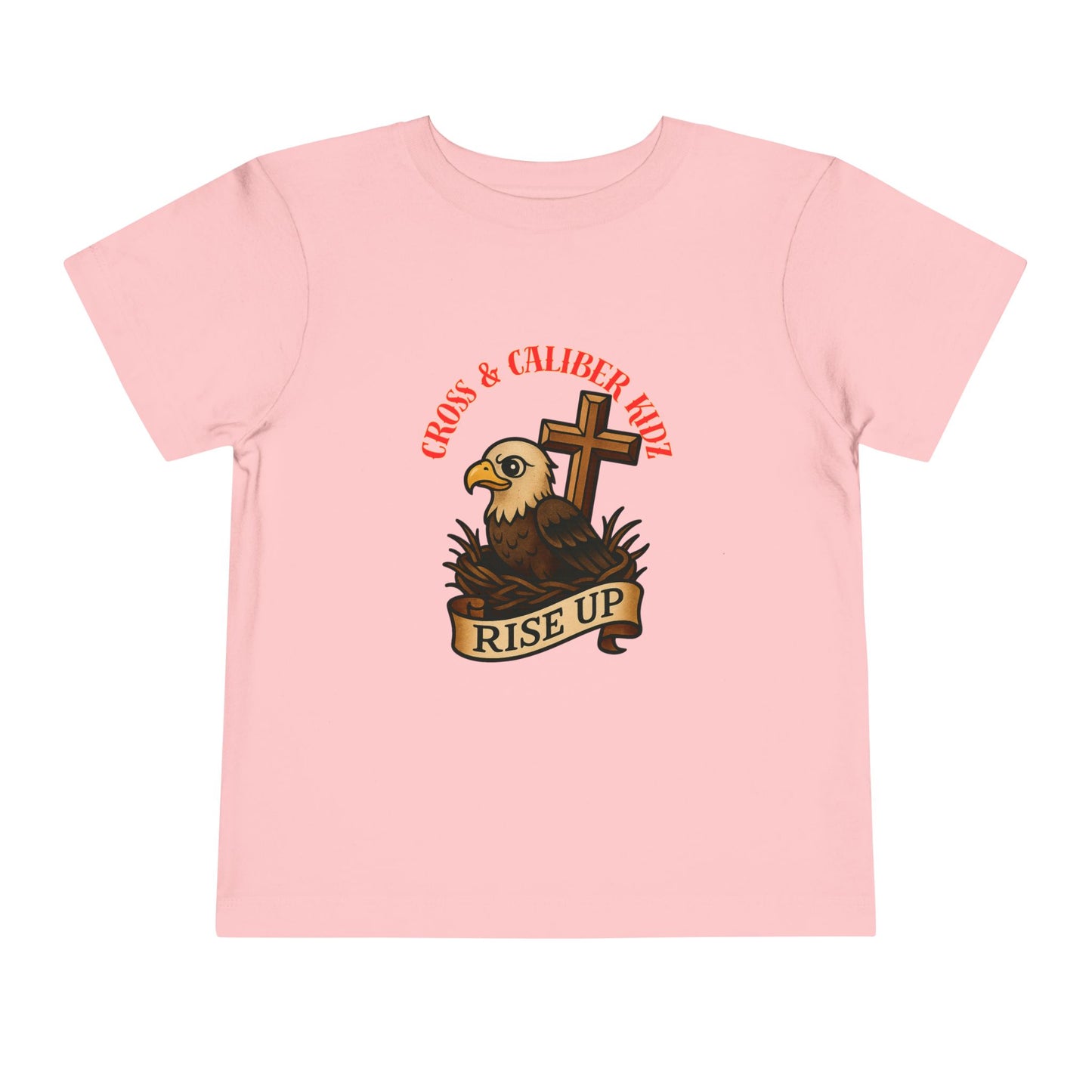Kids' Eagle 'Rise Up' Short Sleeve Tee - Inspirational Toddler Shirt