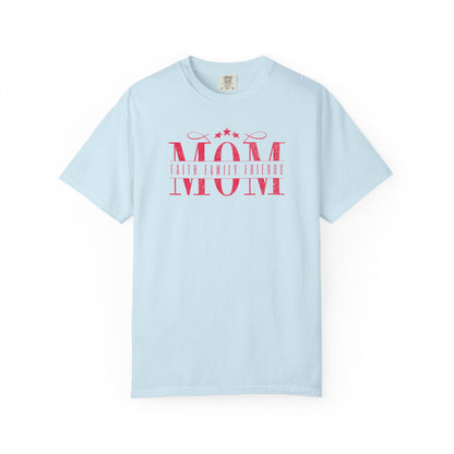 Mom Life Garment-Dyed T-shirt - Perfect for Mother's Day, Birthday Gifts, Casual Outings, Mom Apparel, Family Gatherings