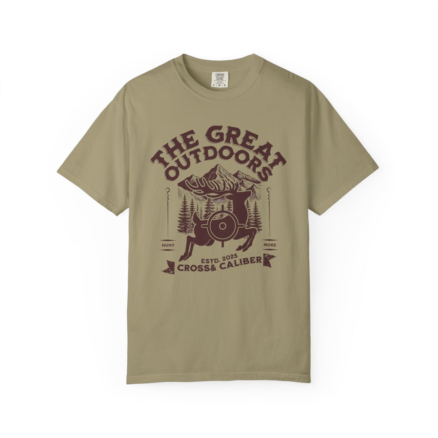 Unisex Outdoor Adventure T-shirt, Great Outdoors Tee, Casual Hiking Shirt, Nature Lover Apparel, Gift for Campers, Environmentalist Clothing